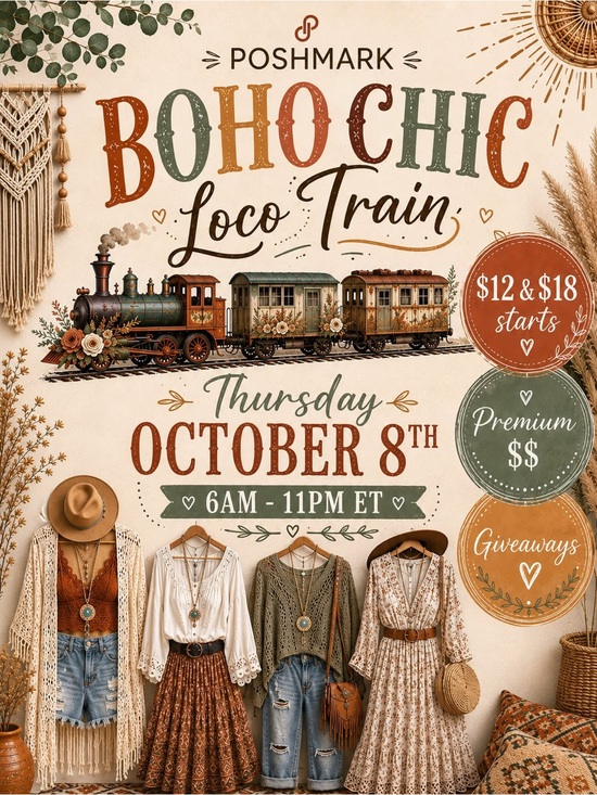 Anthropologie Dresses & Skirts - Boho Chic Loco train show